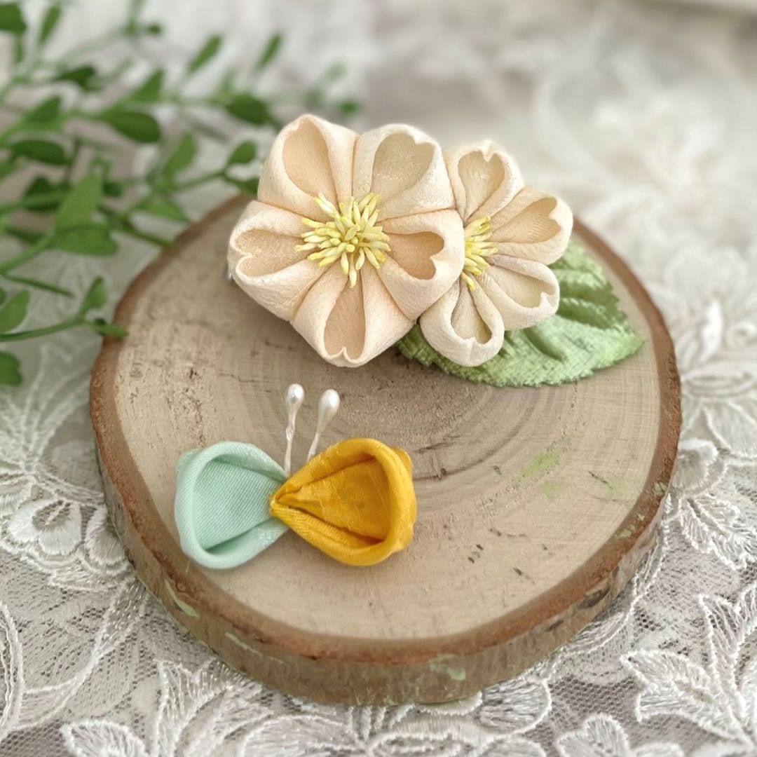 松井山手】－ワークショップ－桜と蝶々のブローチを作ろう♪｜ 無印良品